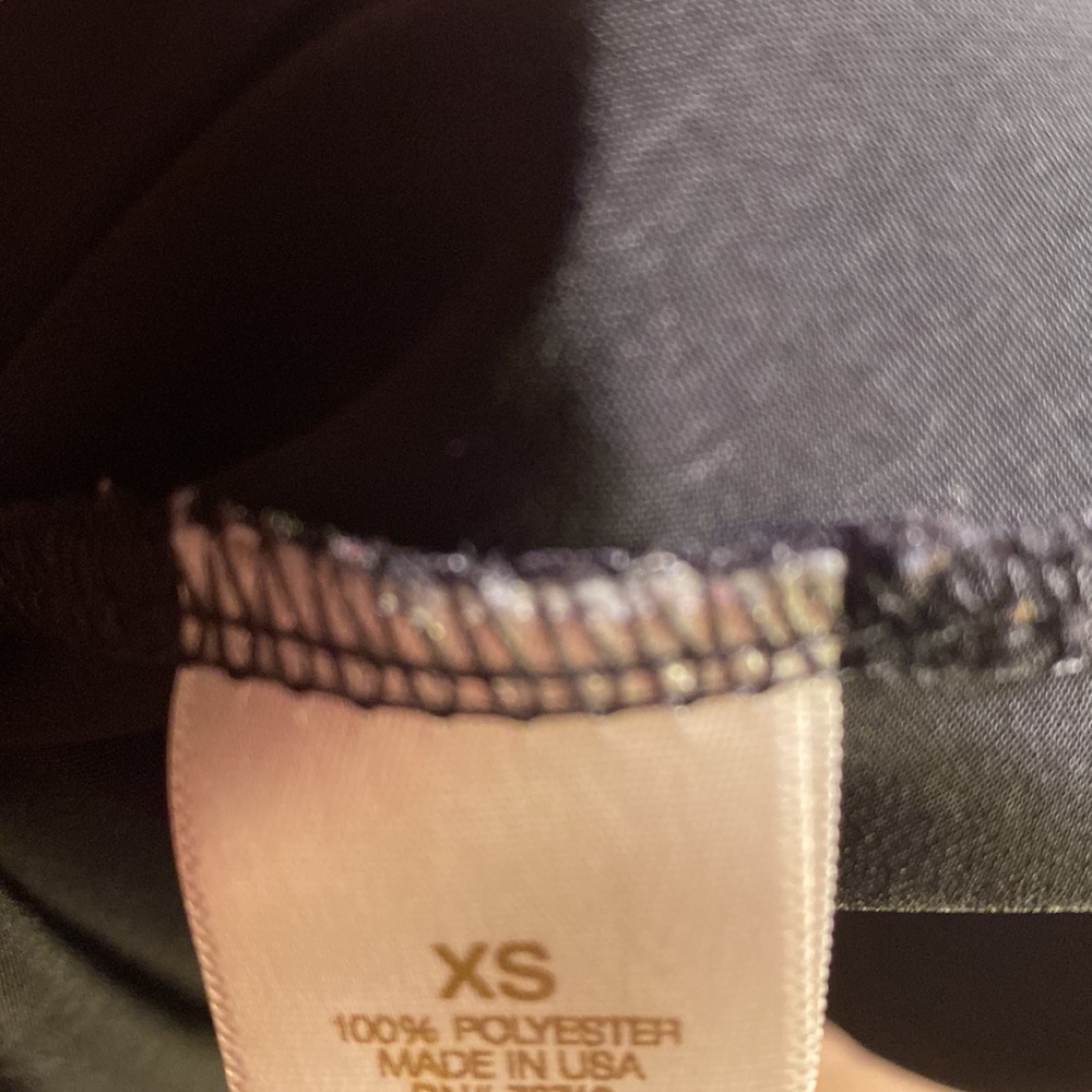 String Black Polyester Top - Picture 6 of 6